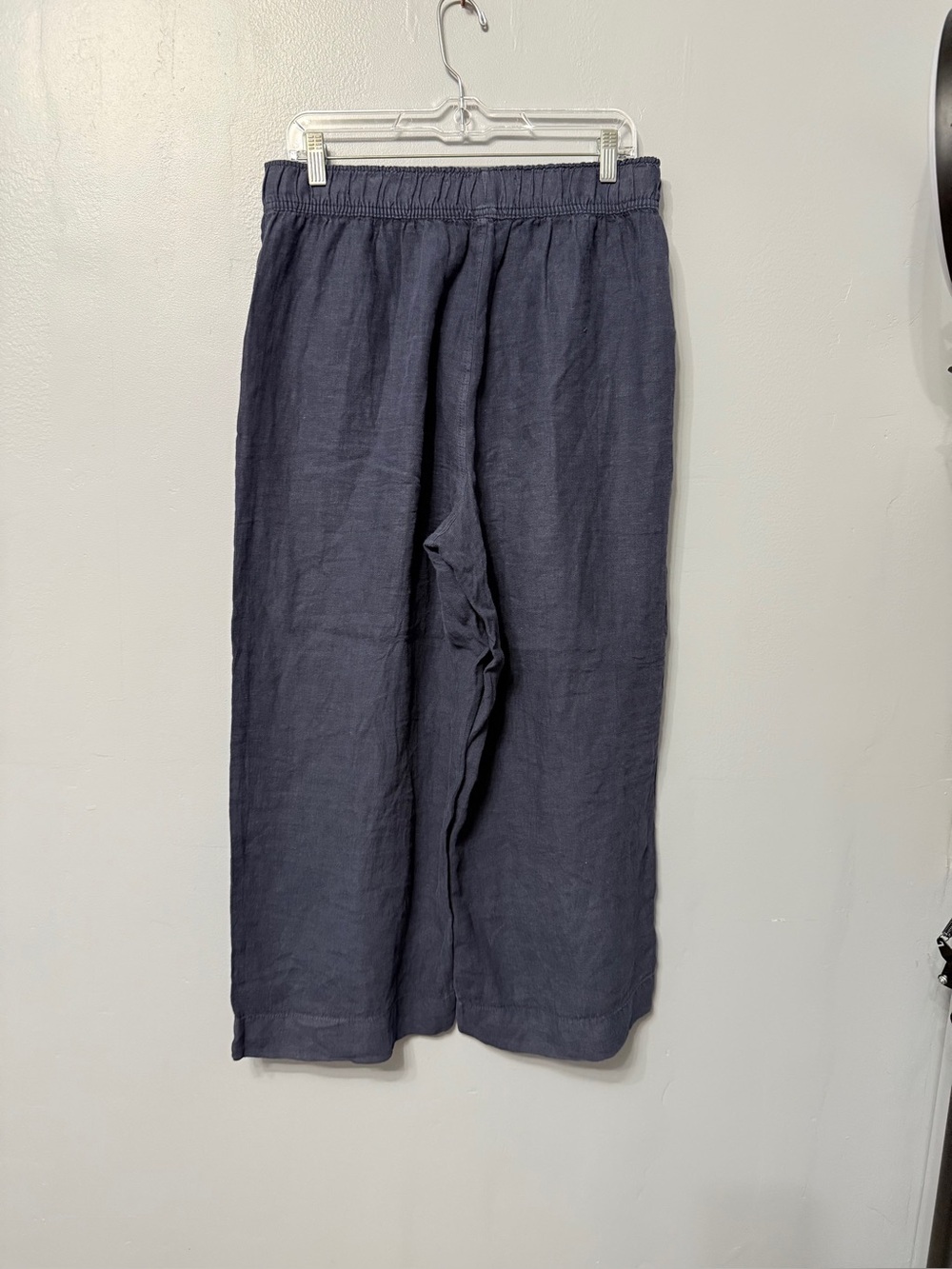 Tahari Wide-Leg Elastic-Waist Pants - Navy Blue - Picture 2 of 6